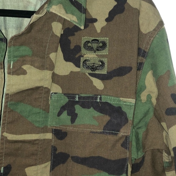 Vintage Camo Jacket Authentic Military Issued Field Jacket Unisex Camo Jacket - Picture 5 of 13